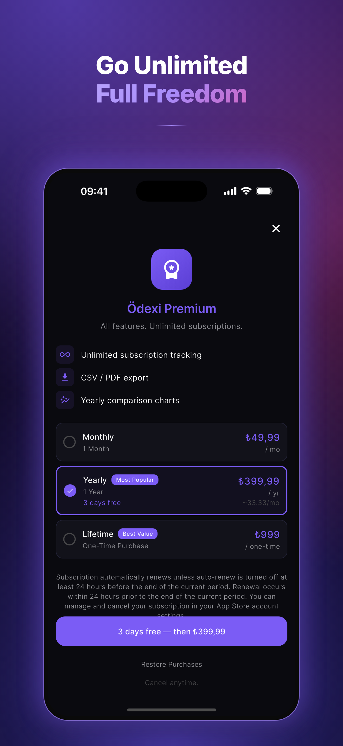 Go Unlimited — Full Freedom